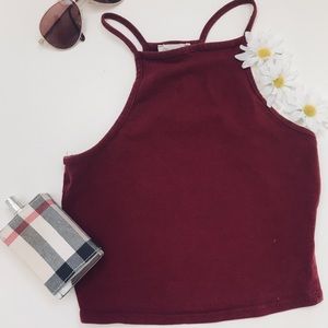 Forever 21 Red Halter Top